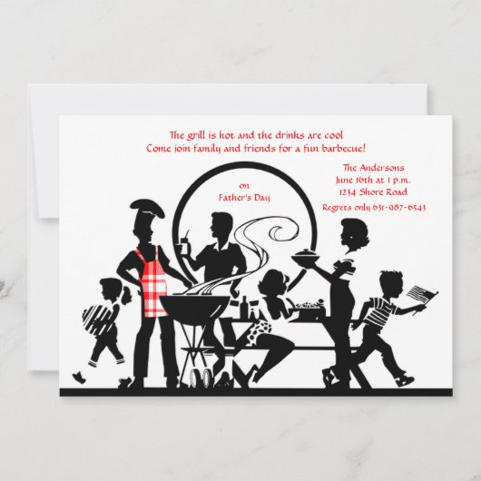 Die Einladung zum Cookout (Vorderseite)
