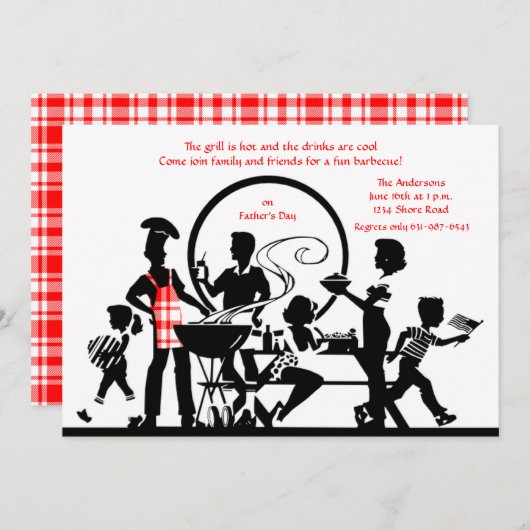 Die Einladung zum Cookout (Vorne/Hinten)
