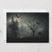 Die Einladung zum Halloween-Party Ansammlung (Rückseite)