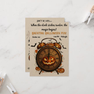 Die Einladung zum Halloween-Party der Pumpkin-Stun