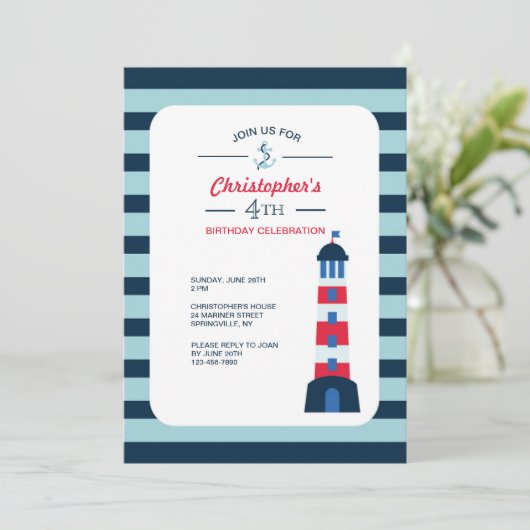 Die Einladung zum Leuchtturm (Stehend Vorderseite)