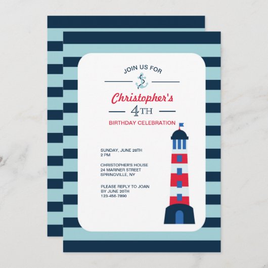 Die Einladung zum Leuchtturm (Vorne/Hinten)