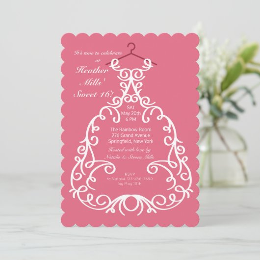 Die Einladung zum Party (Stehend Vorderseite)