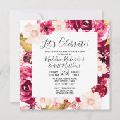 Die Einladung zur Begegnungspartei "Floral Let's C (Vorderseite)