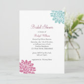 Die Einladung zur Blume Lotus Bridal (Stehend Vorderseite)