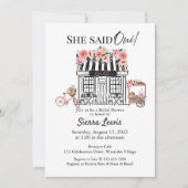 Die Einladung zur Brautdusche in Paris sagte Qui I (Vorderseite)