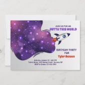 Die Einladung zur Geburtstagsfeier (Vorderseite)