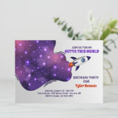 Die Einladung zur Geburtstagsfeier (Stehend Vorderseite)