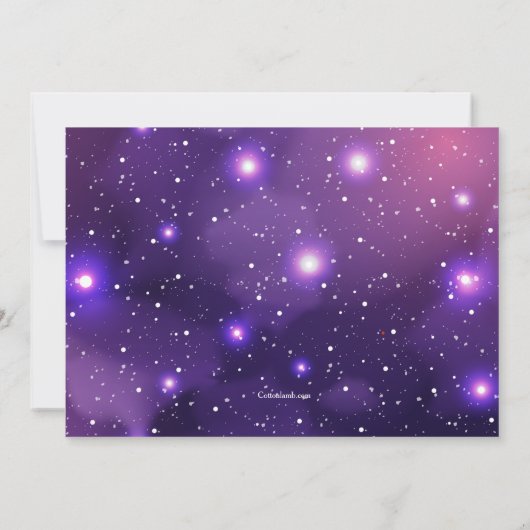 Die Einladung zur Geburtstagsfeier (Rückseite)