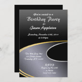 Die Einladung zur Geburtstagsparty (Vorne/Hinten)
