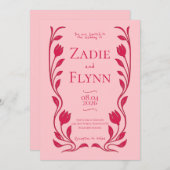 Die Einladung zur Hochzeit der Tangelo-Sammlung (Vorne/Hinten)