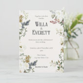 Die Einladung zur Hochzeit im Gilded Garden (Stehend Vorderseite)