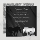 Die Einladung zur mystischen Einhornhochzeit (Vorne/Hinten)