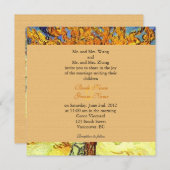 Die Einladungen der Mulberry Tree zum Hochzeitsfei (Vorne/Hinten)