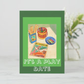 Die Einladungen des Kindes (Stehend Vorderseite)