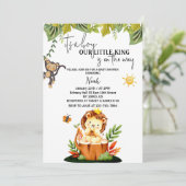 die Einladungen für einen kleinen Jungen Dusche Sa (Stehend Vorderseite)