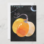 Die Einladungskarte für meinen Geburtstag (Rückseite)