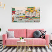 Die Einnahme Algiers durch die Franzosen Leinwanddruck (Insitu (Wohnzimmer))