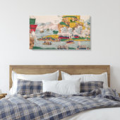 Die Einnahme Algiers durch die Franzosen Leinwanddruck (Insitu (Schlafzimmer))