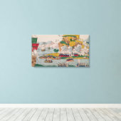 Die Einnahme Algiers durch die Franzosen Leinwanddruck (Insitu (Holzboden))