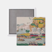 Die Einnahme Algiers durch die Franzosen Magnet (Vorderseite/Rückseite)