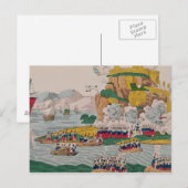 Die Einnahme Algiers durch die Franzosen Postkarte (Vorne/Hinten)