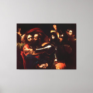 Die Einnahme Christi durch Caravaggio (1602) Leinwanddruck