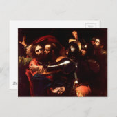 Die Einnahme Christi durch Caravaggio (1602) Postkarte (Vorne/Hinten)