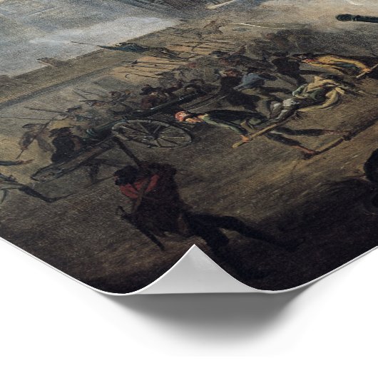 Die Einnahme der Bastille am 14. Juli 1789 Poster (Ecke)