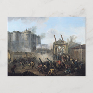 Die Einnahme der Bastille am 14. Juli 1789 Postkarte