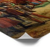 Die Einnahme von Tripolis, April 1102, 1842 Poster (Ecke)