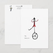 Die Einradkarte (Vorne/Hinten)