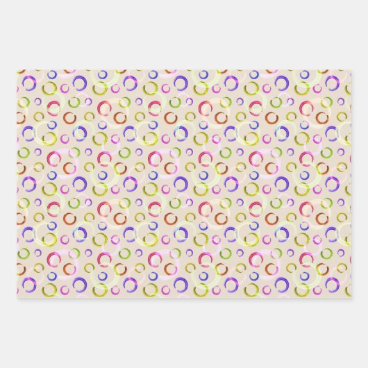 Die Einrichtung im Retro-Stil Geschenkpapier Set (Vorderseite 3)