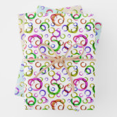 Die Einrichtung im Retro-Stil Geschenkpapier Set (Beispiel)