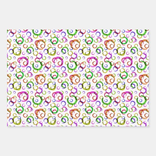 Die Einrichtung im Retro-Stil Geschenkpapier Set (Vorderseite)