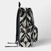 Die Einrichtung in Schwarz und Weiß Bedruckter Rucksack (Links)