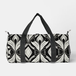 Die Einrichtung in Schwarz und Weiß Duffle Bag