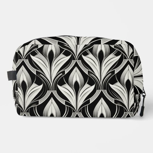 Die Einrichtung in Schwarz und Weiß Waschbeutel (Vorderseite)