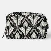 Die Einrichtung in Schwarz und Weiß Waschbeutel (Rückseite)