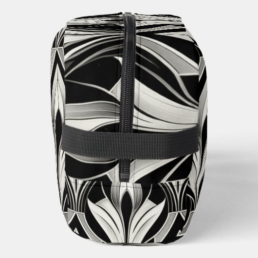 Die Einrichtung in Schwarz und Weiß Waschbeutel (Links)