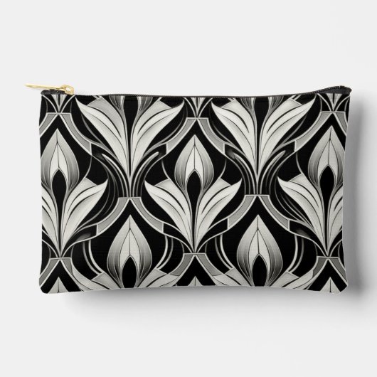 Die Einrichtung in Schwarz und Weiß Zubehörtasche (Vorderseite)