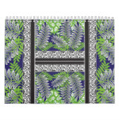 Die Einrichtung ist grün und lila. Kalender (Titelbild)