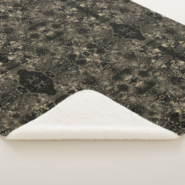 Die Einrichtung ist in sanften, klassischen Beiget Sherpadecke