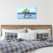 Die einsame Baumkronen-Wasserfarben-Leinwand druck Leinwanddruck (Insitu (Schlafzimmer))