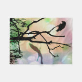 Die einsame Crow Fleece Blanket (Vorderseite (Horizontal))