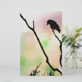 Die einsame Crow-Geschichte Briefpapier (Stehend Vorderseite)