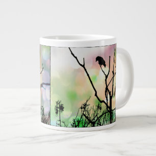 Die einsame Crow-Jumbo-Tasse Jumbo-Tasse