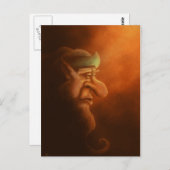die einsame Gnome-Fantasie-Postkarte Postkarte (Vorne/Hinten)