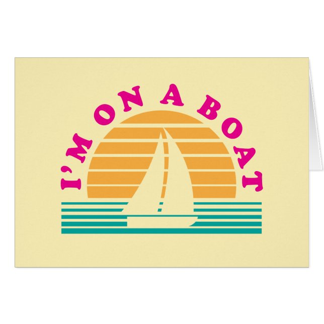 Die einsame Insel auf einem Boot (Vorderseite (Horizontal))