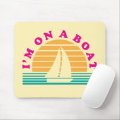 Die einsame Insel auf einem Boot Mousepad (Mit Mouse)